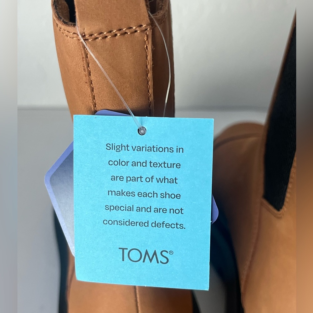 NWT Toms Rowan waterproof Chelsea boots 8 - Picture 12 of 13